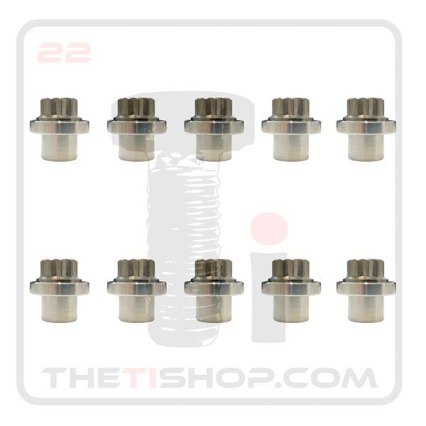 TI Flanged 12 Point M12 - 1.5 Nut & 1/2