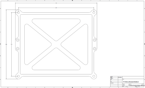 Billet P.Motive Bracket - Billet Pro Shop