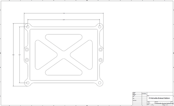 Billet P.MotiveLite Bracket - Billet Pro Shop