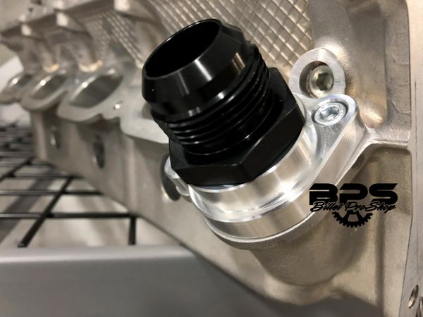 BPS Front Cylinder Head Coolant Adapters (2011-2020 Mustang).