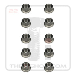 Ti Flanged 12 Point Nut 1/2 - 20 (Qty. 10) - Billet Pro Shop