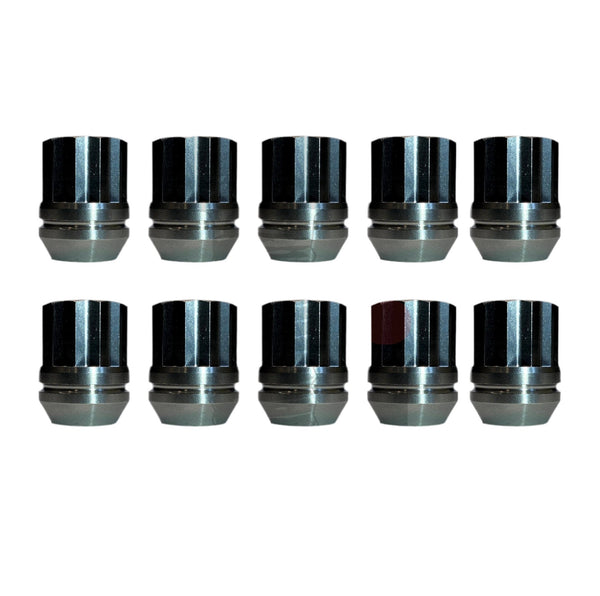 TI M14 x 1.5 Acorn 60* Seat Lug Nuts (QTY. 10) - Billet Pro Shop