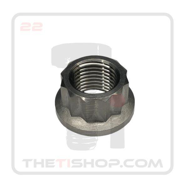 Ti Flanged 12 Point Nut 1/2 - 20