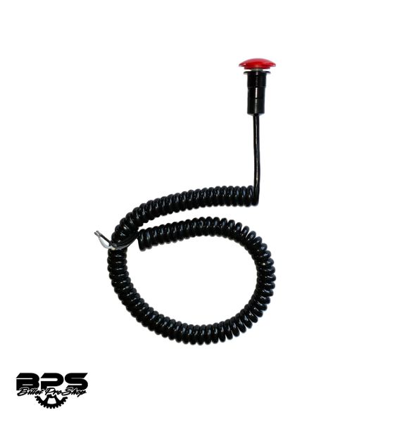 BPS Momentary Push Button W/ Spiral Cord